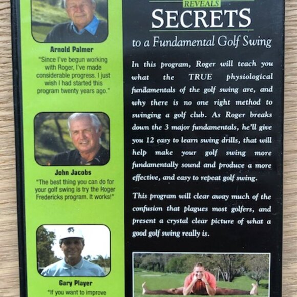 Roger Fredericks Golf Swing Secrets – 3-DVD Training Set - Picture 5 of 7